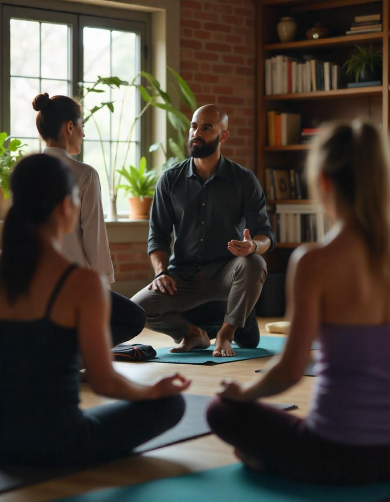 yoga teacghing
